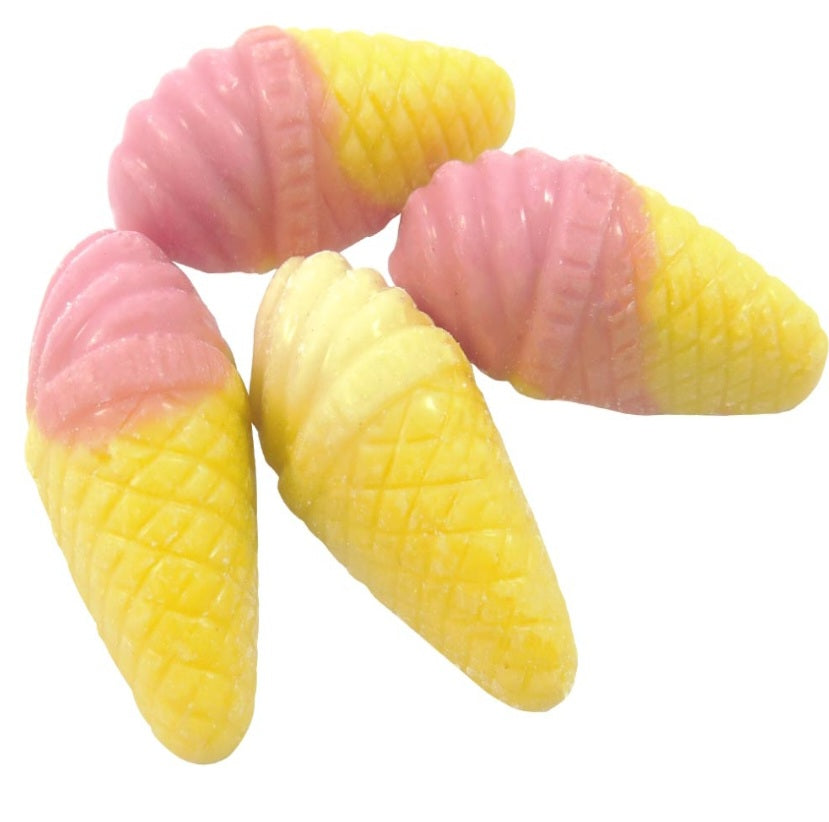 Strawberry & Cream Cones