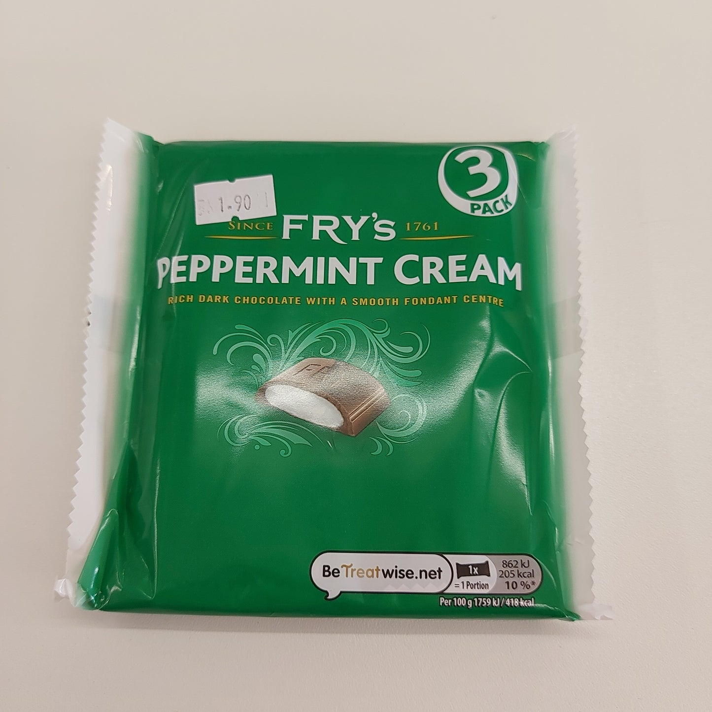 Fry's Peppermint Cream Bars