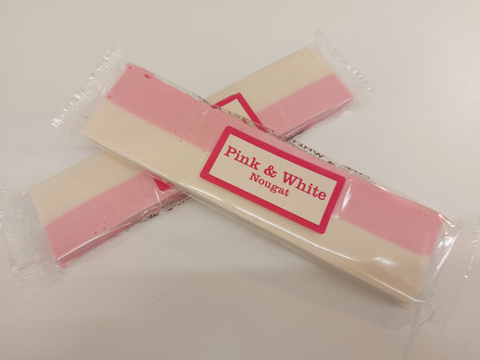 Pink & White Nougat Bar